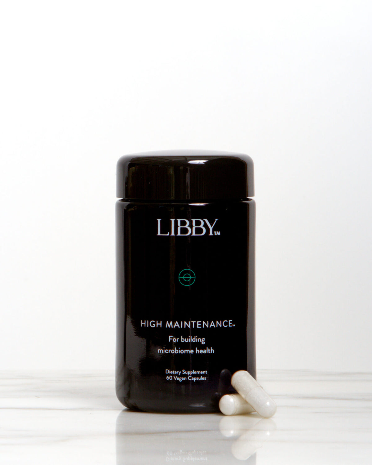 High Maintenance supplement from Libby in black packaging.