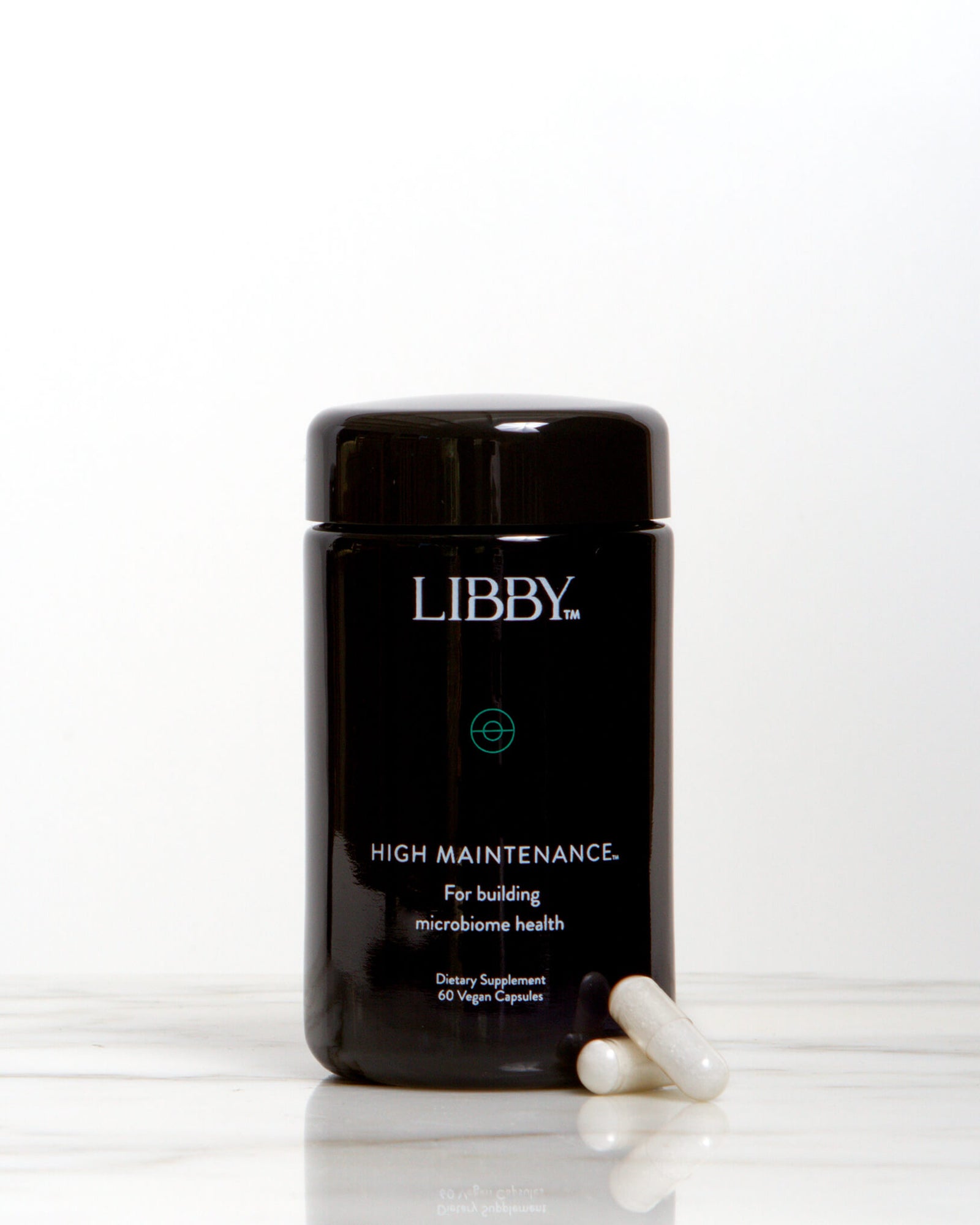 High Maintenance supplement from Libby in black packaging.