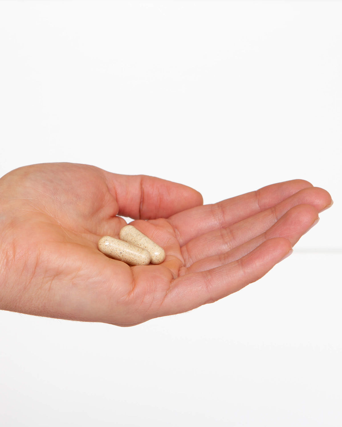Signal supplements from Libby being held in the palm of a woman&#39;s hand.
